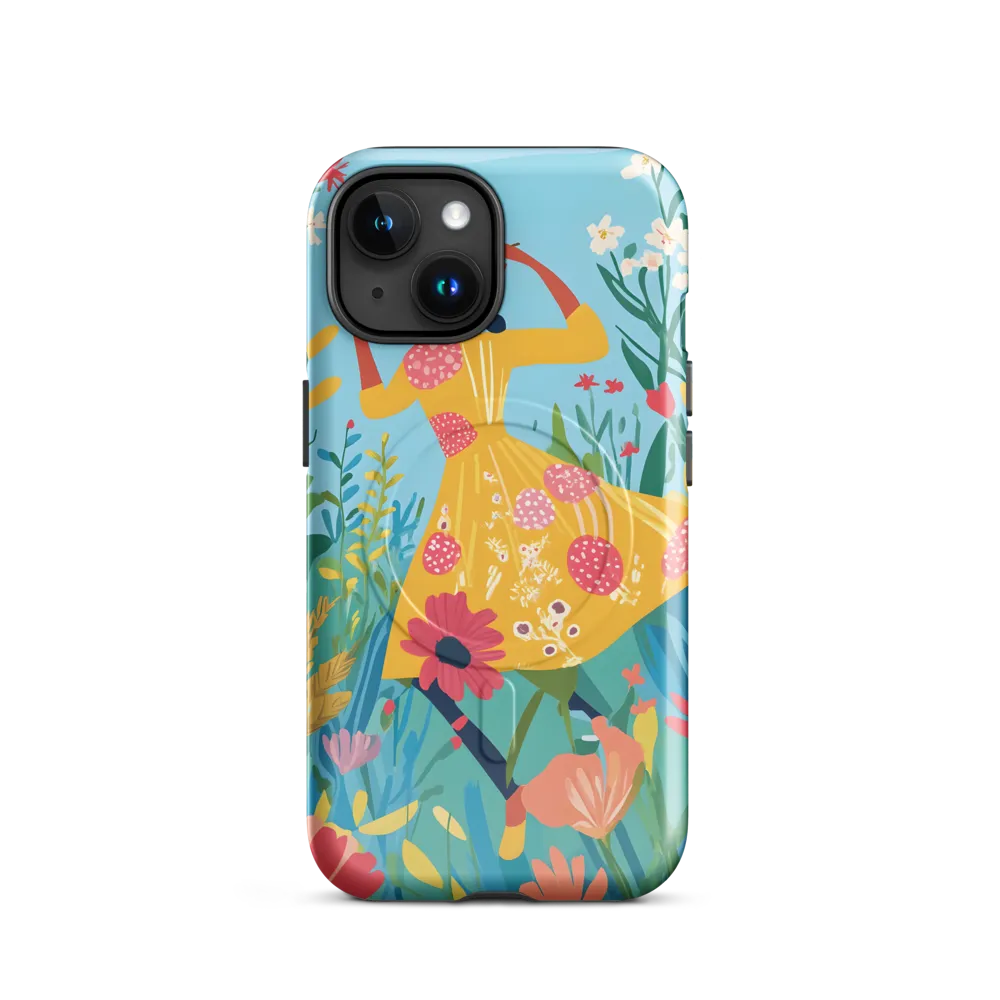 Dancing Among Blossoms | Phone Case |  15 | MagSafe® Tough Case | Glossy