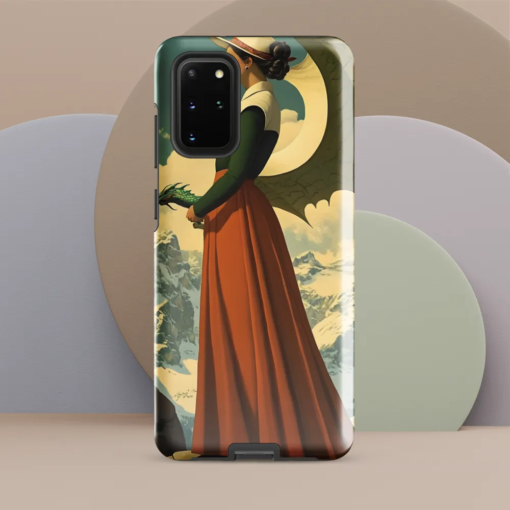 Mystic Harmony: The Dragon Keeper | Phone Case |  S20 Plus | Tough Case | Glossy