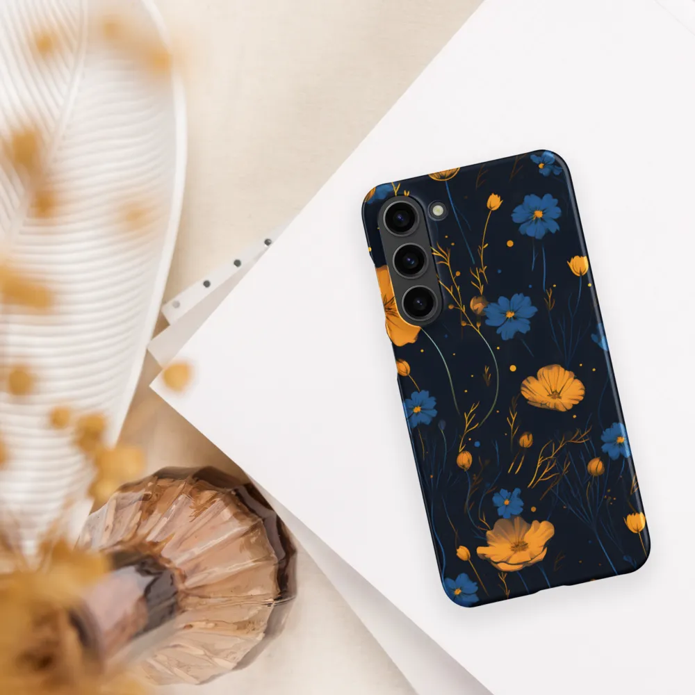 Nocturnal Blossoms | Phone Case |  S23 Plus | Snap Case | Matte