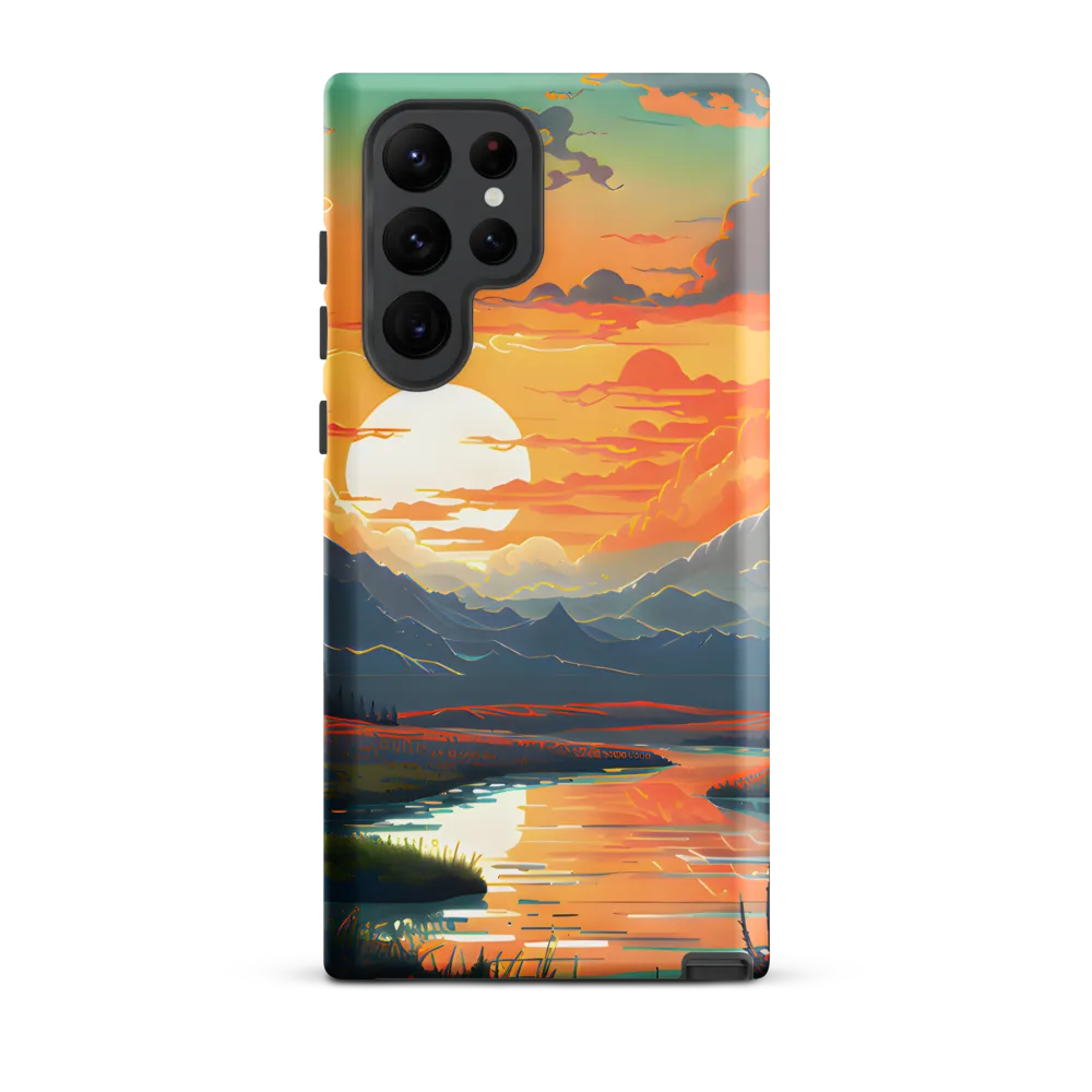 Serenity at Dusk | Phone Case |  S22 Ultra | Tough Case | Matte