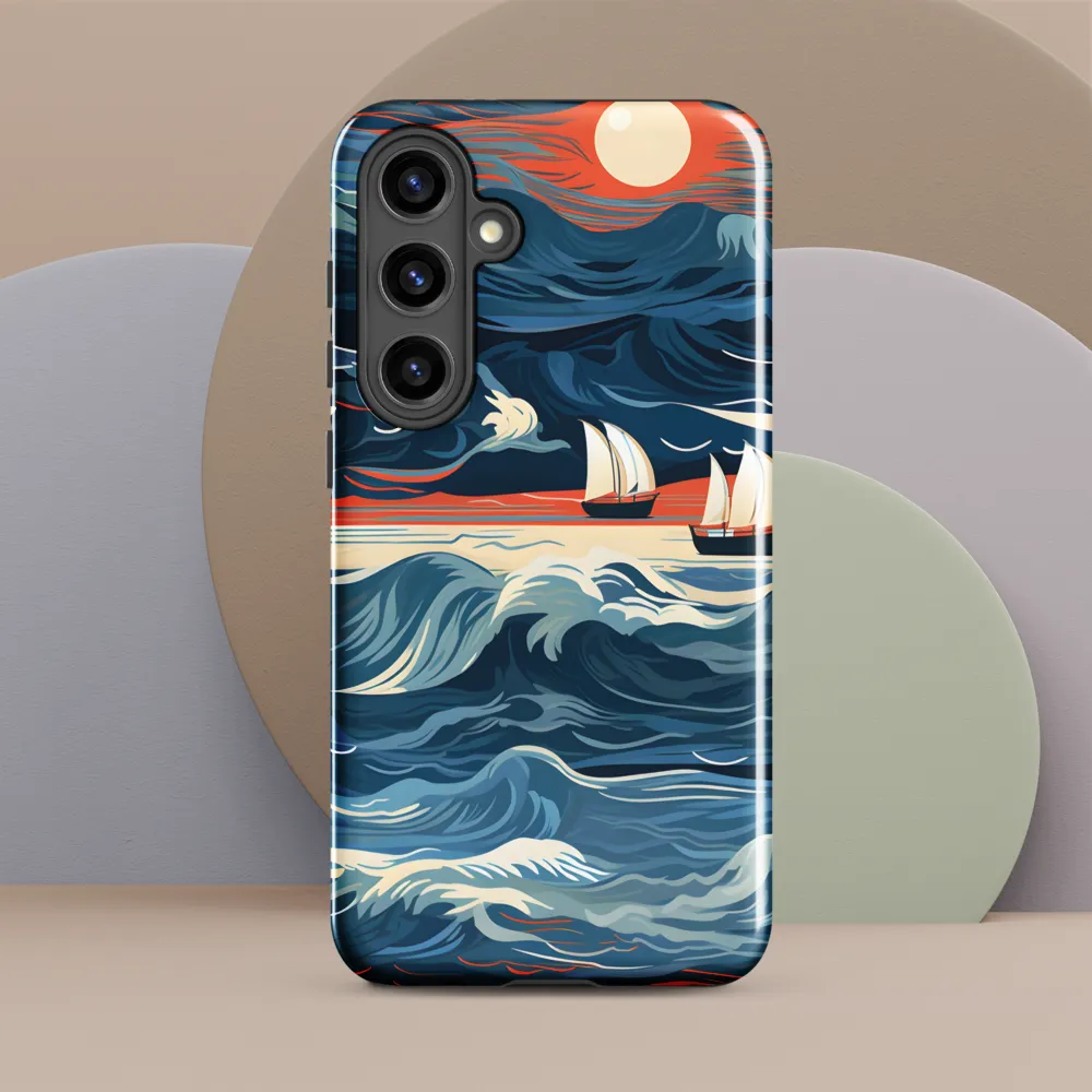 Ocean Whispers: A Voyage at Dusk