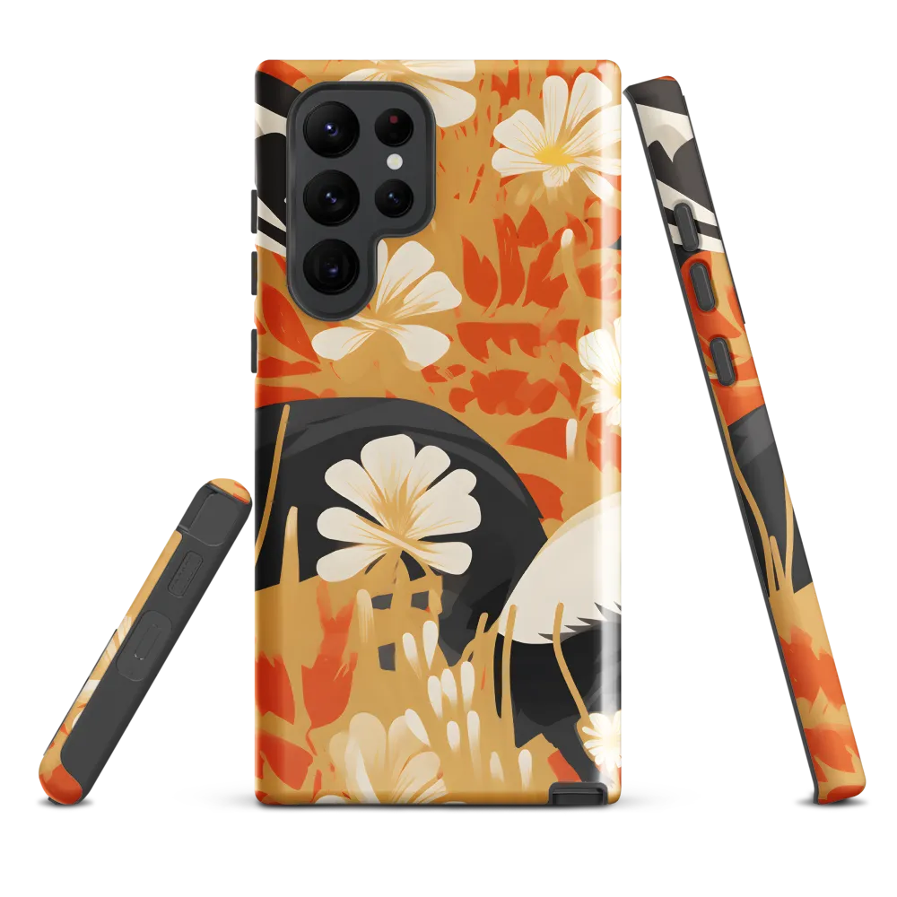 Whimsical Badgers in Bloom