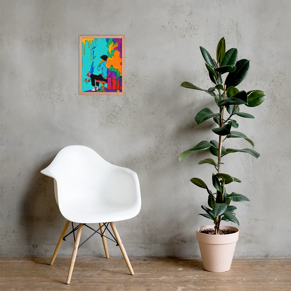 The Artist Within | Poster with Red oak Frame | 12″×16″