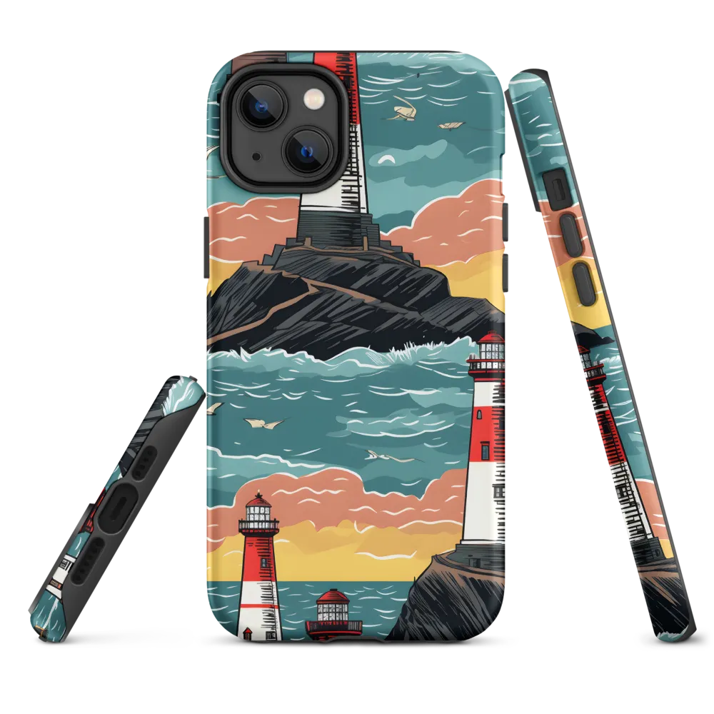 Lighthouses in a Whimsical Ocean
