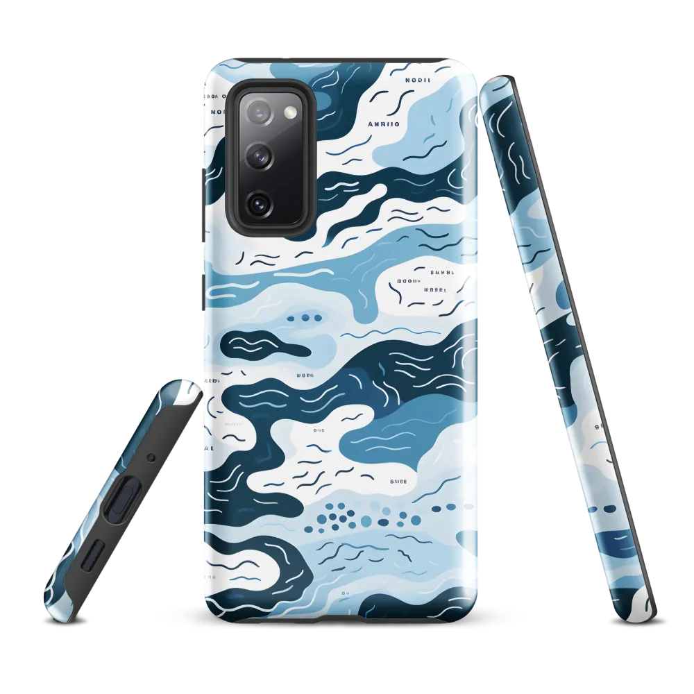Flowing Waters: An Abstract Journey | Phone Case |  S20 FE | Tough Case | Glossy