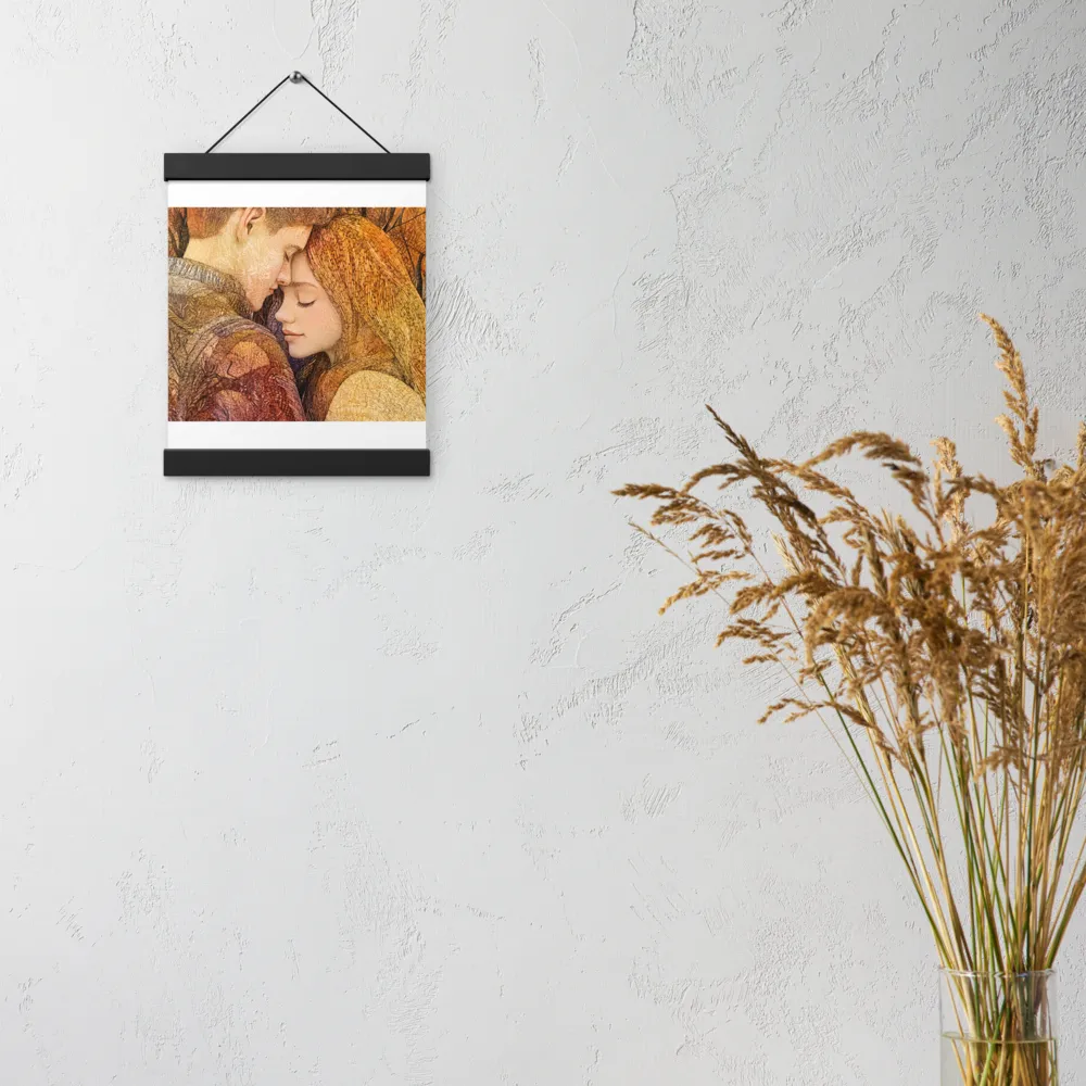 Embrace of Autumn | Poster With Black Wood Hanger | 8″×10″