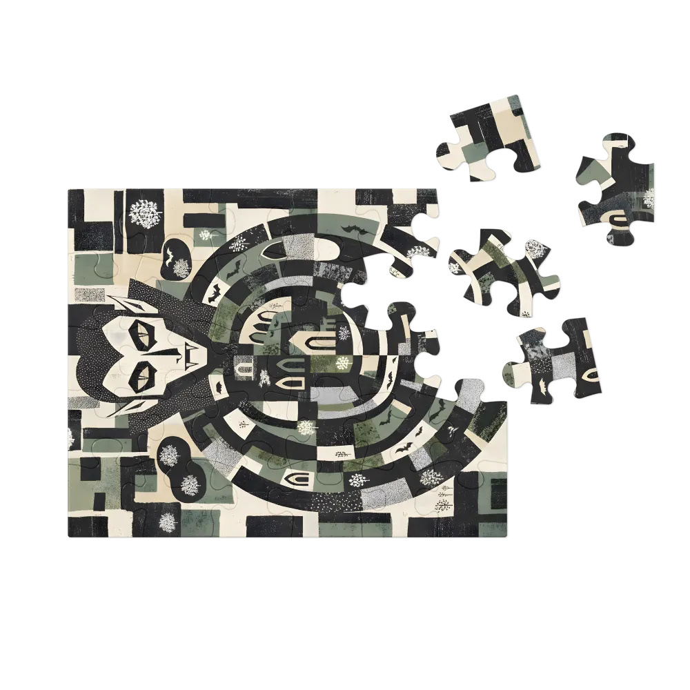 Vampire Labyrinth 
 Jigsaw Puzzle in Tin Box