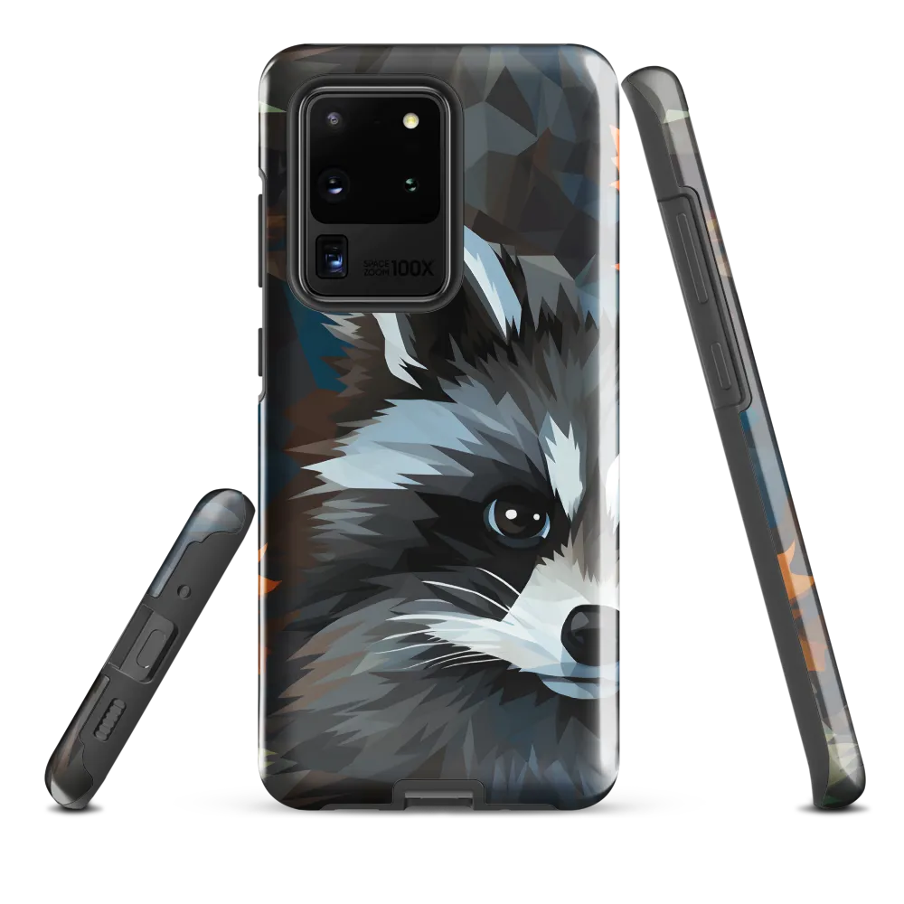 Whispers of Autumn: The Raccoon's Gaze