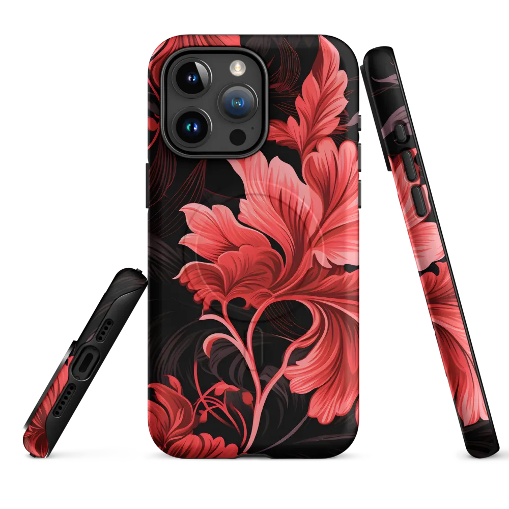Tropical Elegance in Red