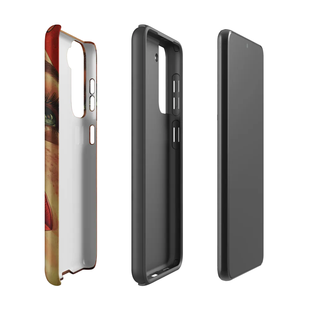 Red Intensity: A Portrait of Elegance