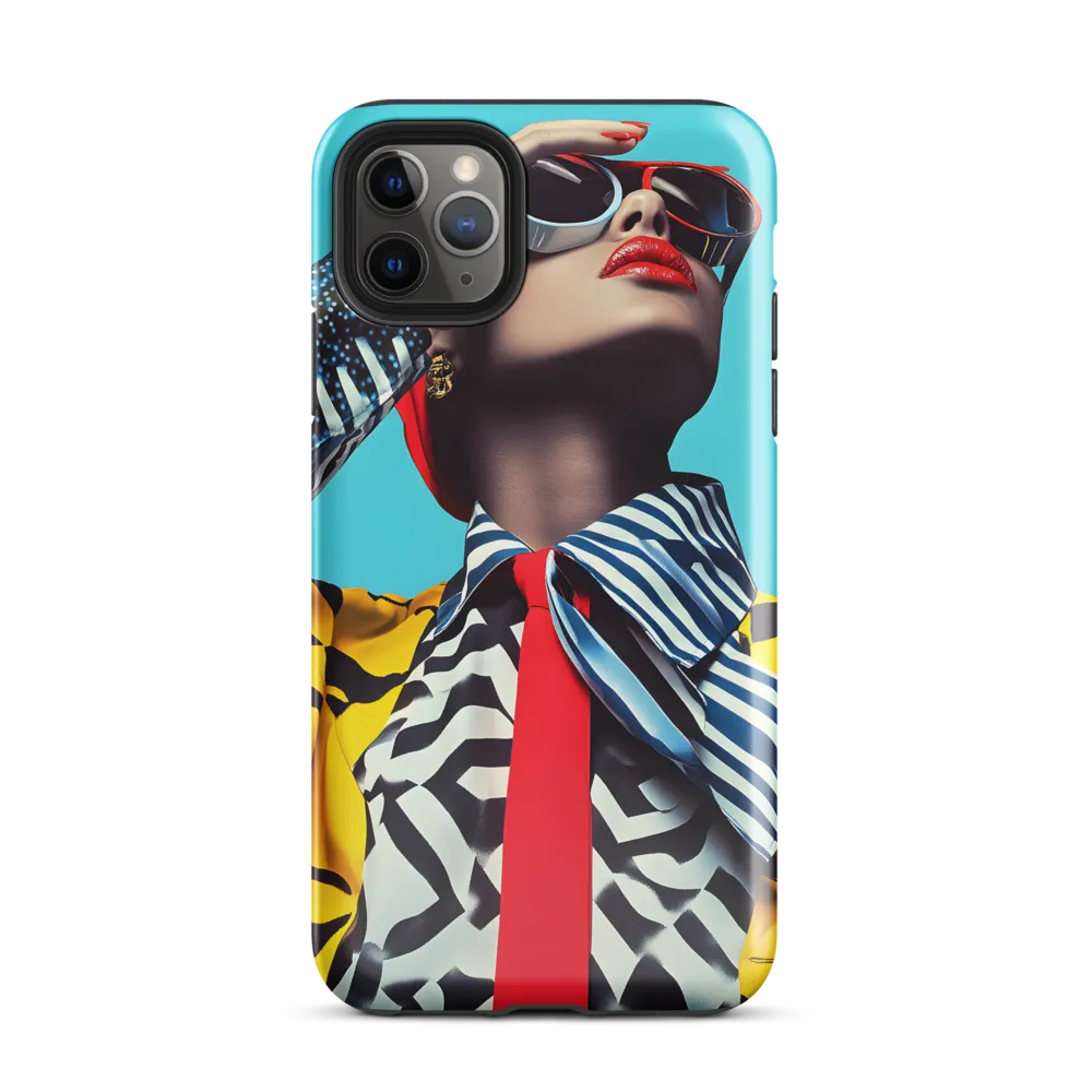 Chic Confidence in Bold Patterns | Phone Case |  11 Pro Max | Tough Case | Glossy