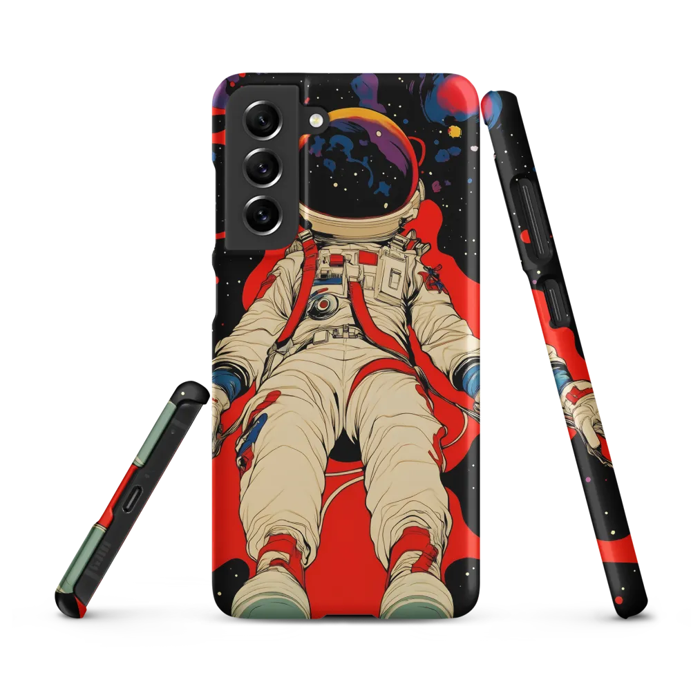 Astronaut in Cosmic Reverie | Phone Case |  S21 FE | Snap Case | Matte
