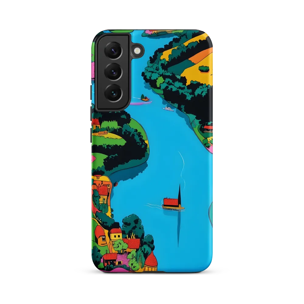 Whimsical River Landscape