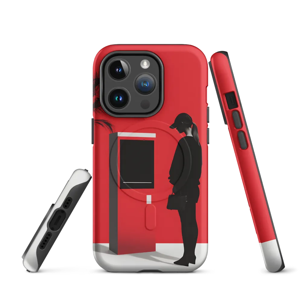 Contemplation in Red | Phone Case |  14 Pro | MagSafe® Tough Case | Matte