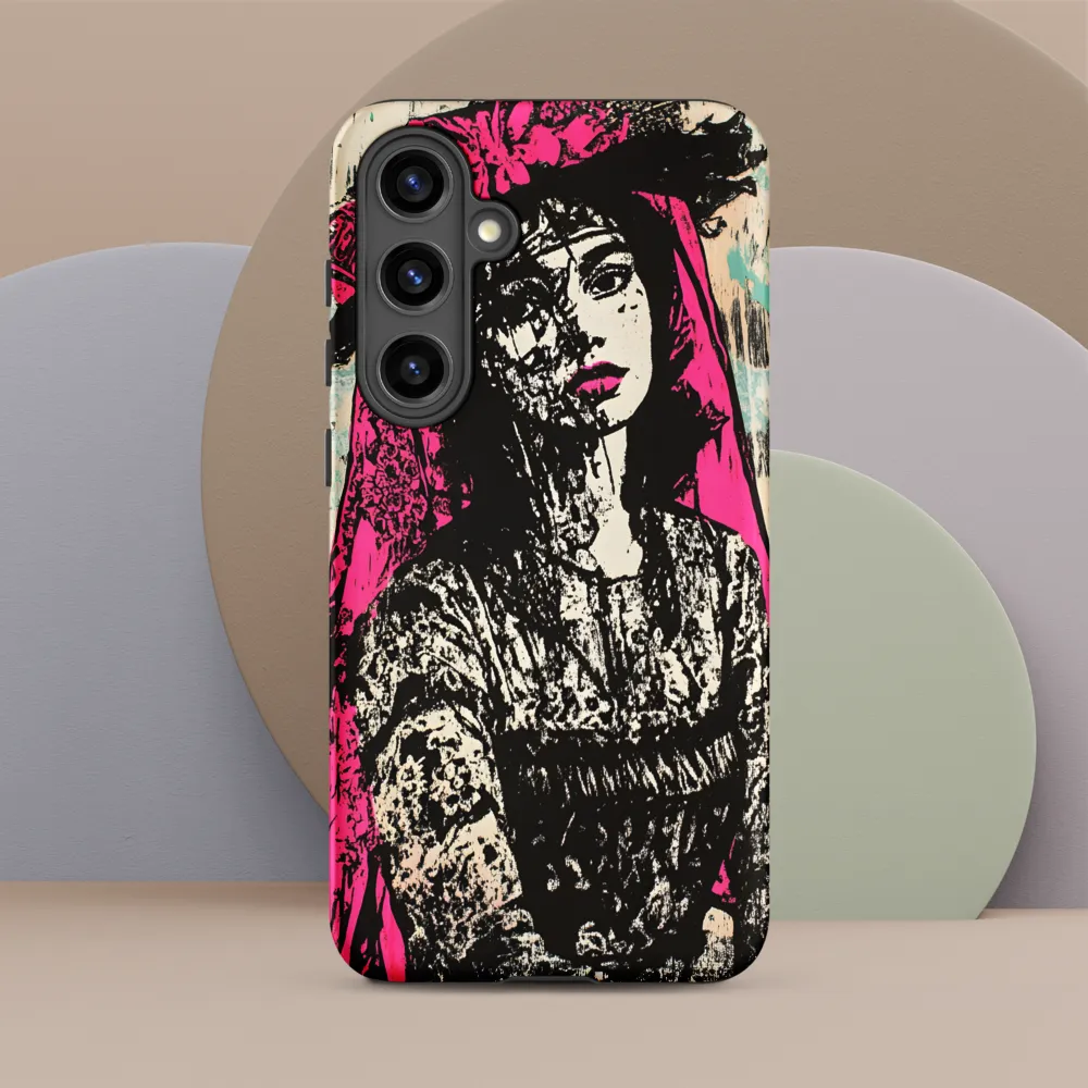 Veiled Beauty | Phone Case |  S24 Plus | Tough Case | Matte