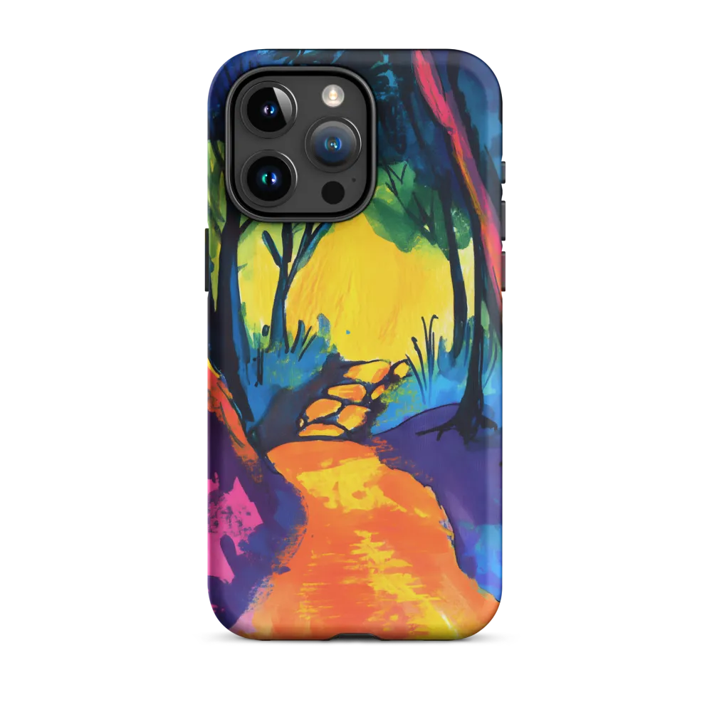 Path Through a Vibrant Forest