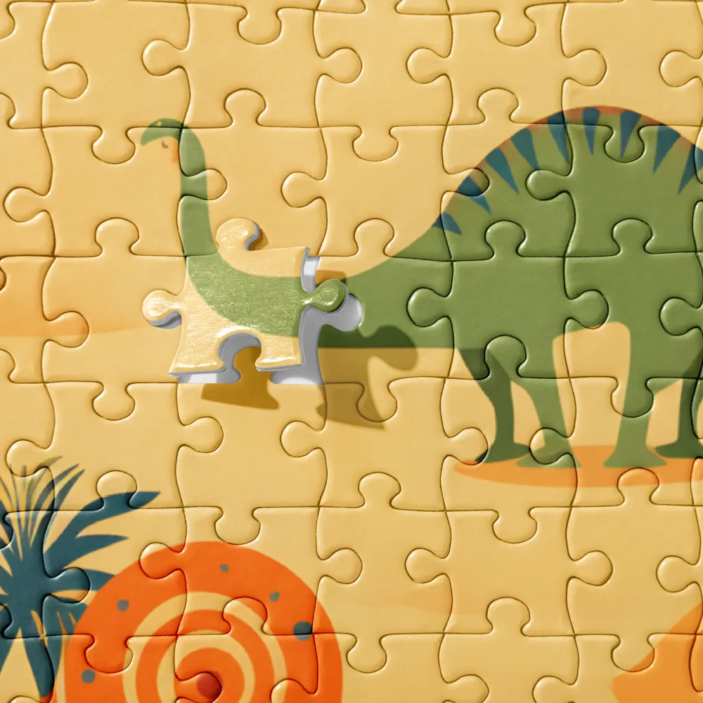 Prehistoric Playtime | Jigsaw Puzzle | 252 pieces