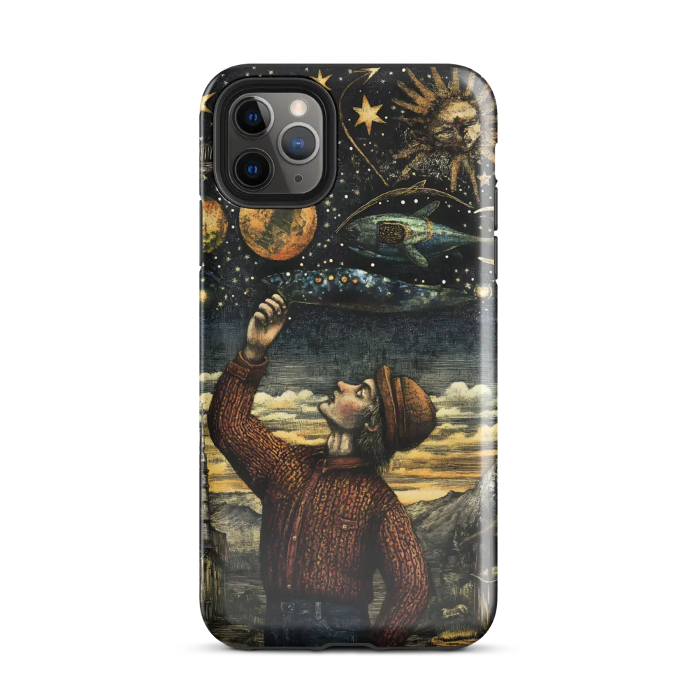 Cosmic Curiosity: A Journey Beyond Earth | Phone Case |  11 Pro Max | Tough Case | Glossy