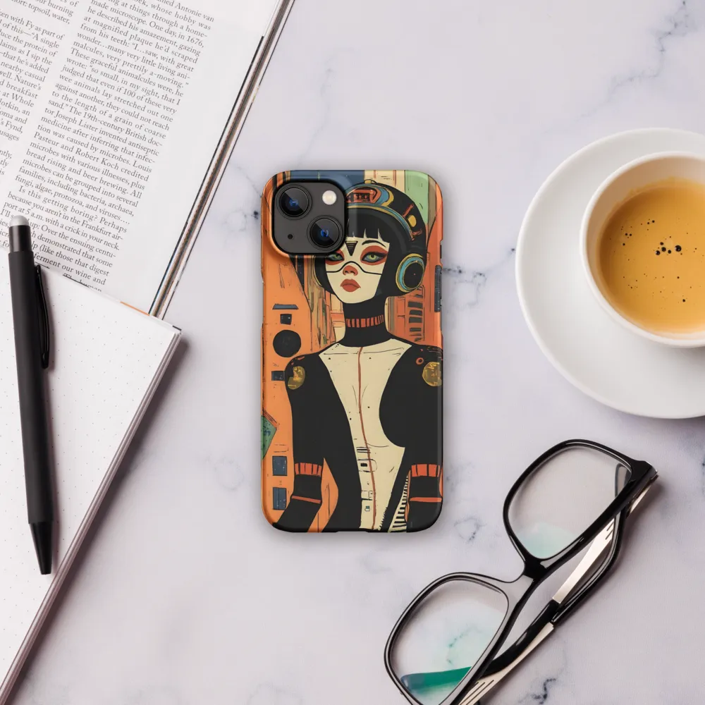 Futuristic Portrait of a Woman | Phone Case |  13 | Snap Case | Matte