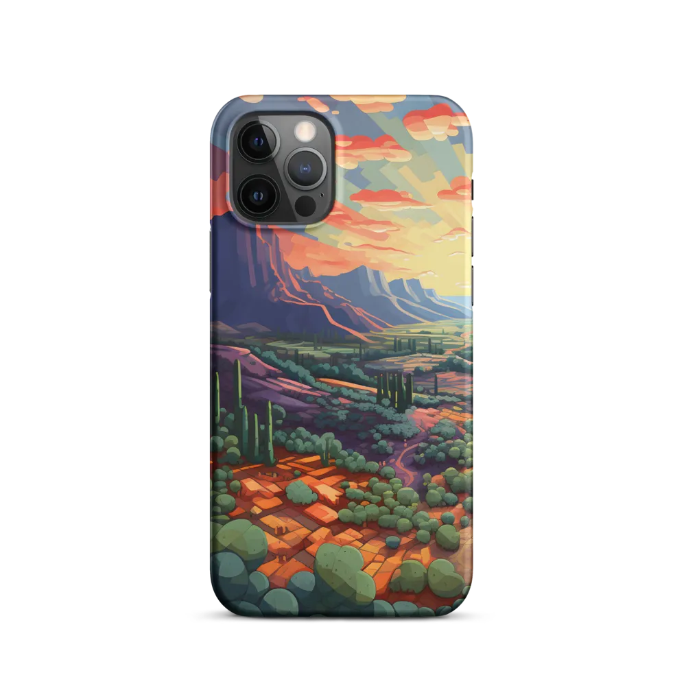 Desert Serenity at Dusk | Phone Case |  12 Pro | Snap Case | Matte