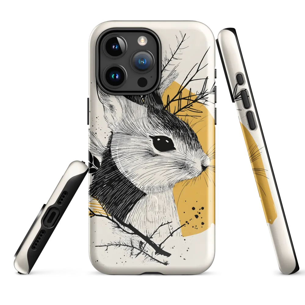 Ethereal Rabbit: A Study in Line Art