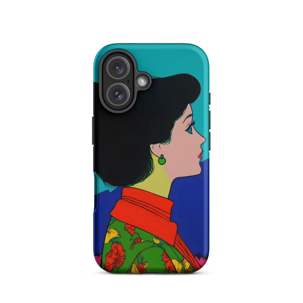 Whispers of Color: A Pop Art Portrait | Phone Case |  16 | Tough Case | Matte