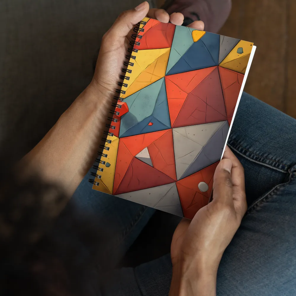 Geometric Harmony | Spiral Notebook