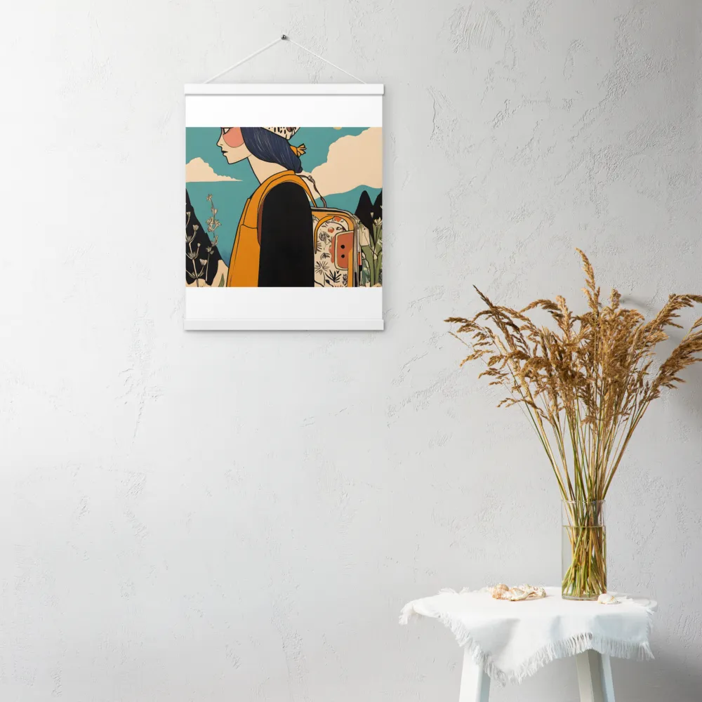Journey's Serenity | Poster With White Wood Hanger | 16″×20″