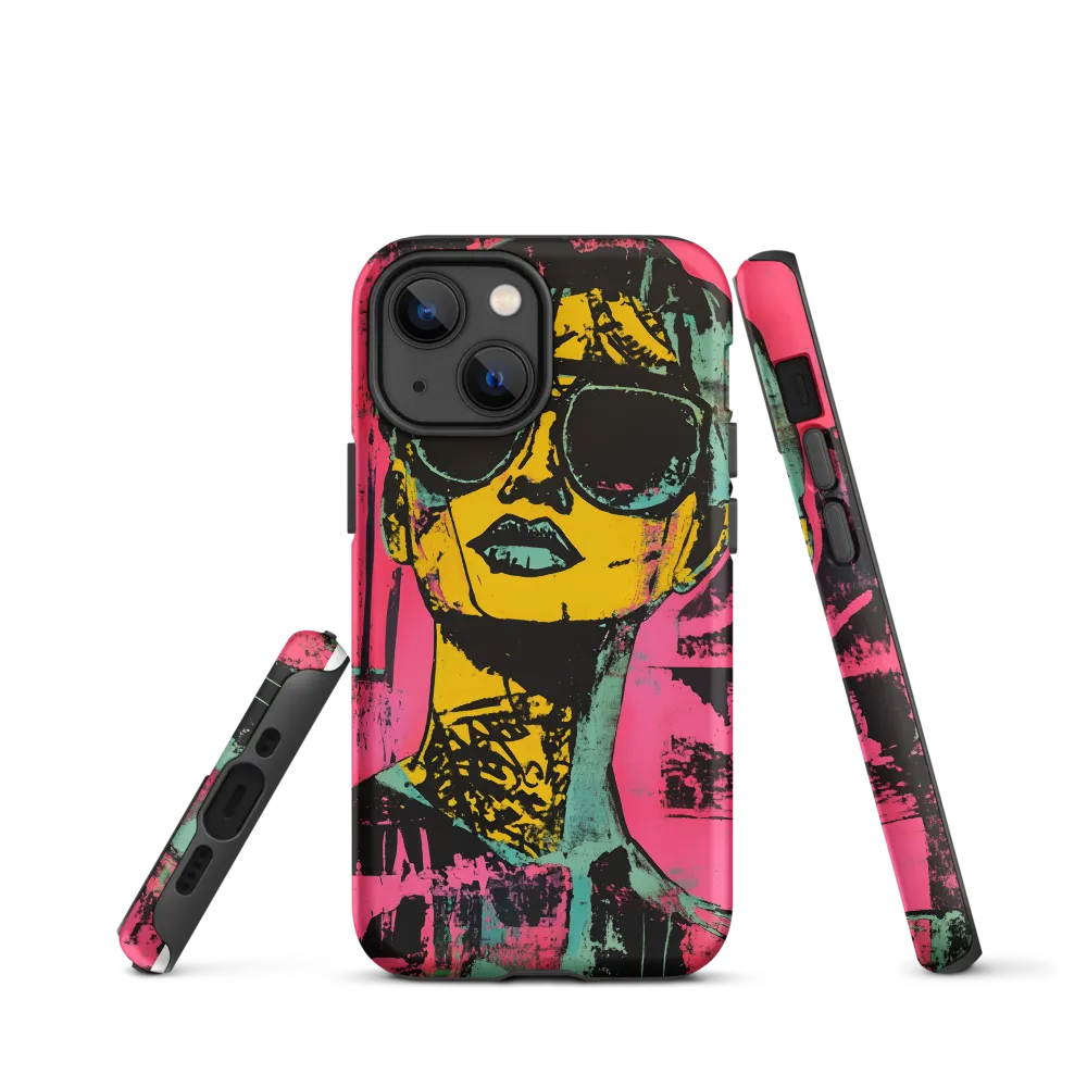 Confident Portrait in Neon Colors