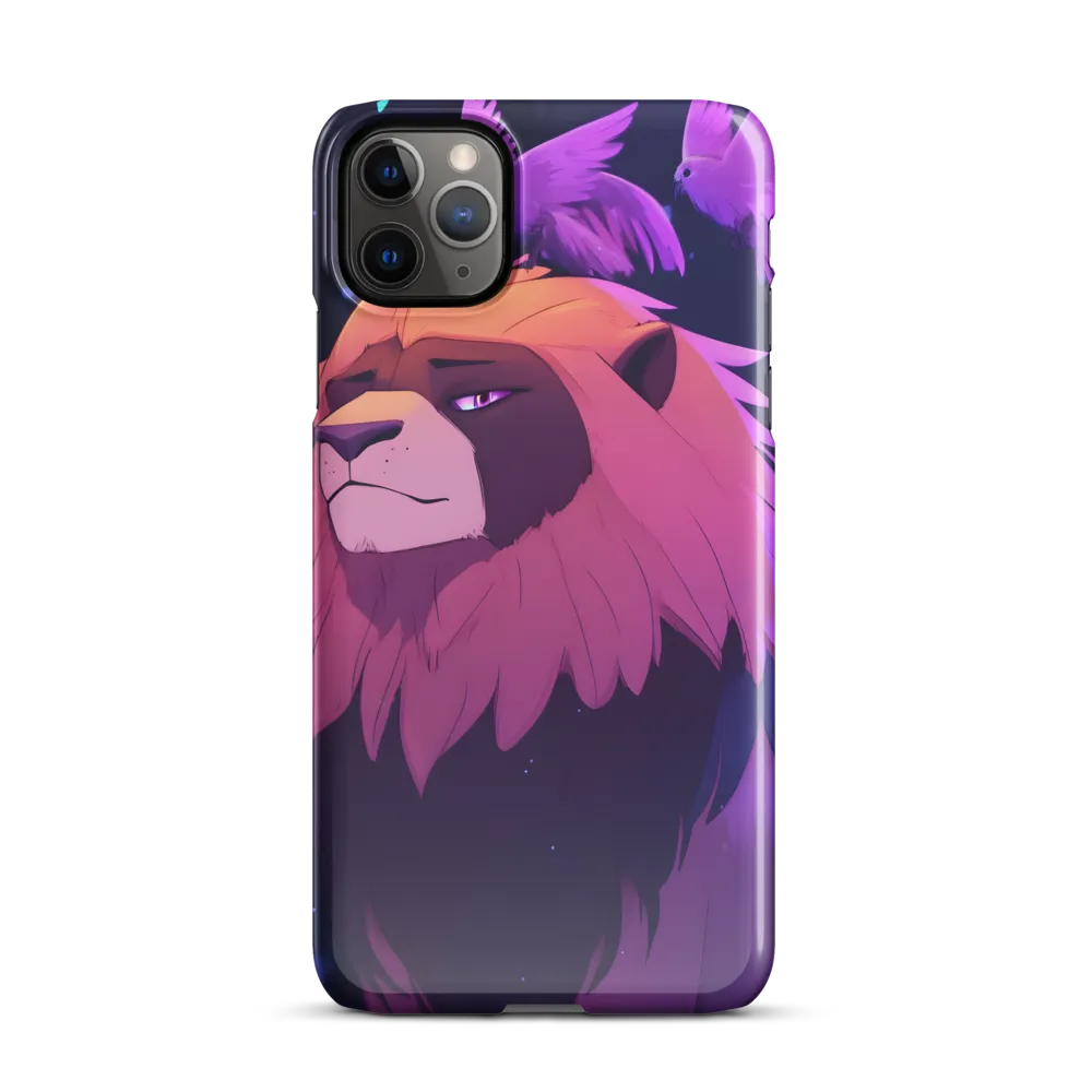 Regal Serenity: The Majestic Lion | Phone Case |  11 Pro Max | Snap Case | Glossy