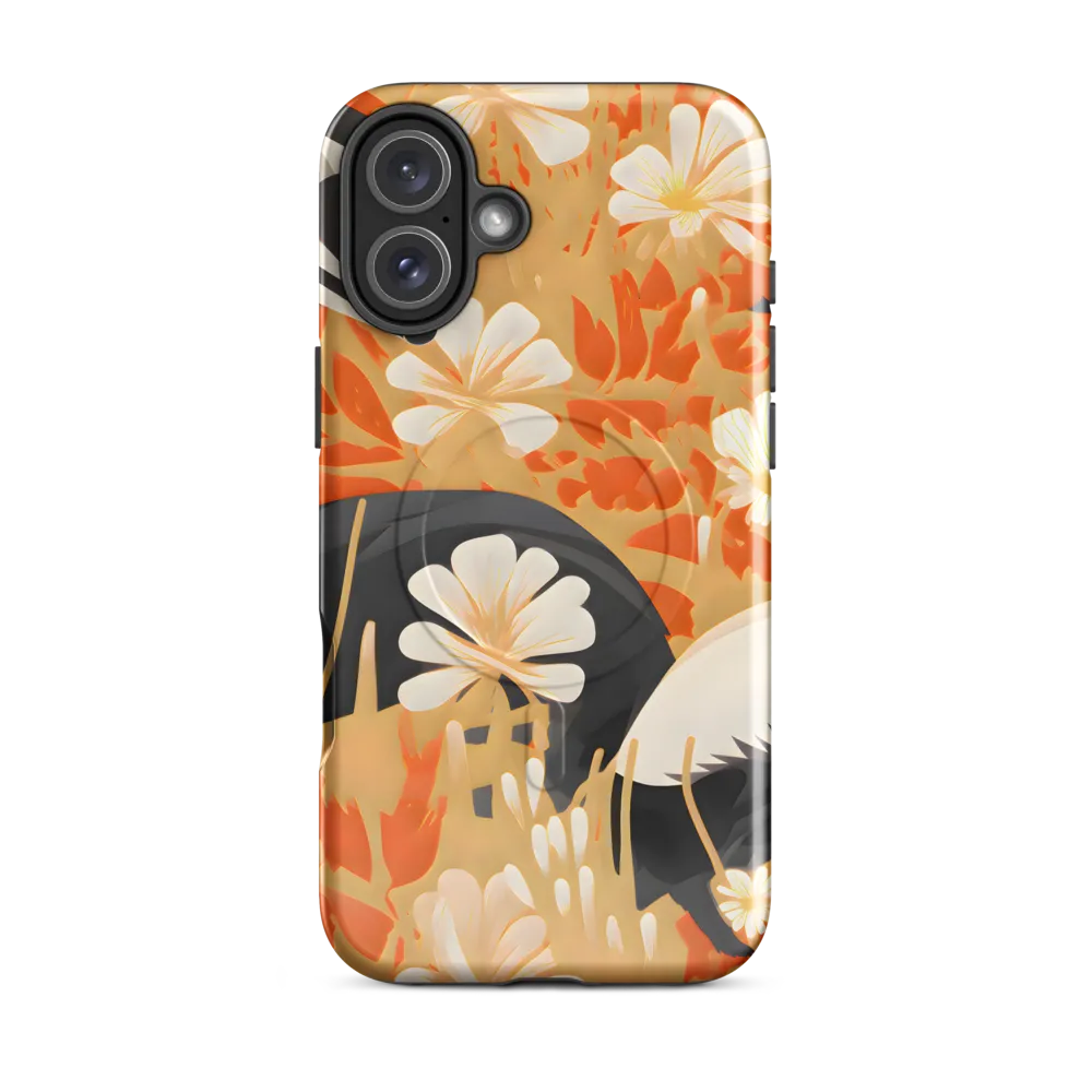Whimsical Badgers in Bloom