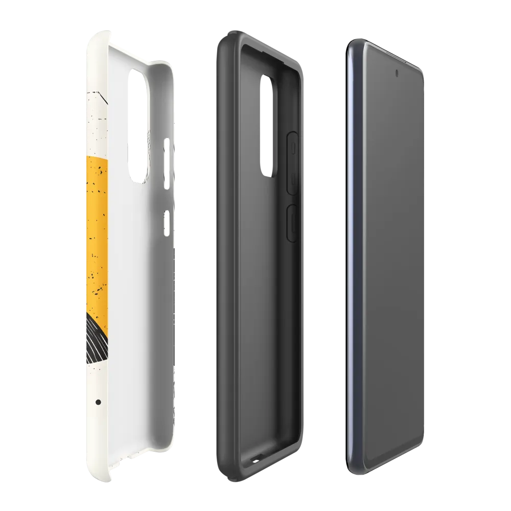Dynamic Harmony in Black and Yellow