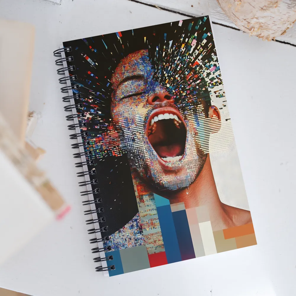 Eruptive Expression | Spiral Notebook