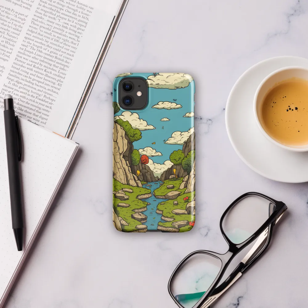 Whimsical Serenity: A Canyon Landscape