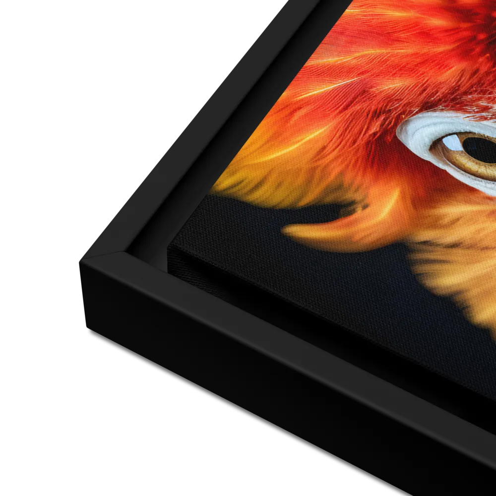 The Fiery Gaze of the Parrot