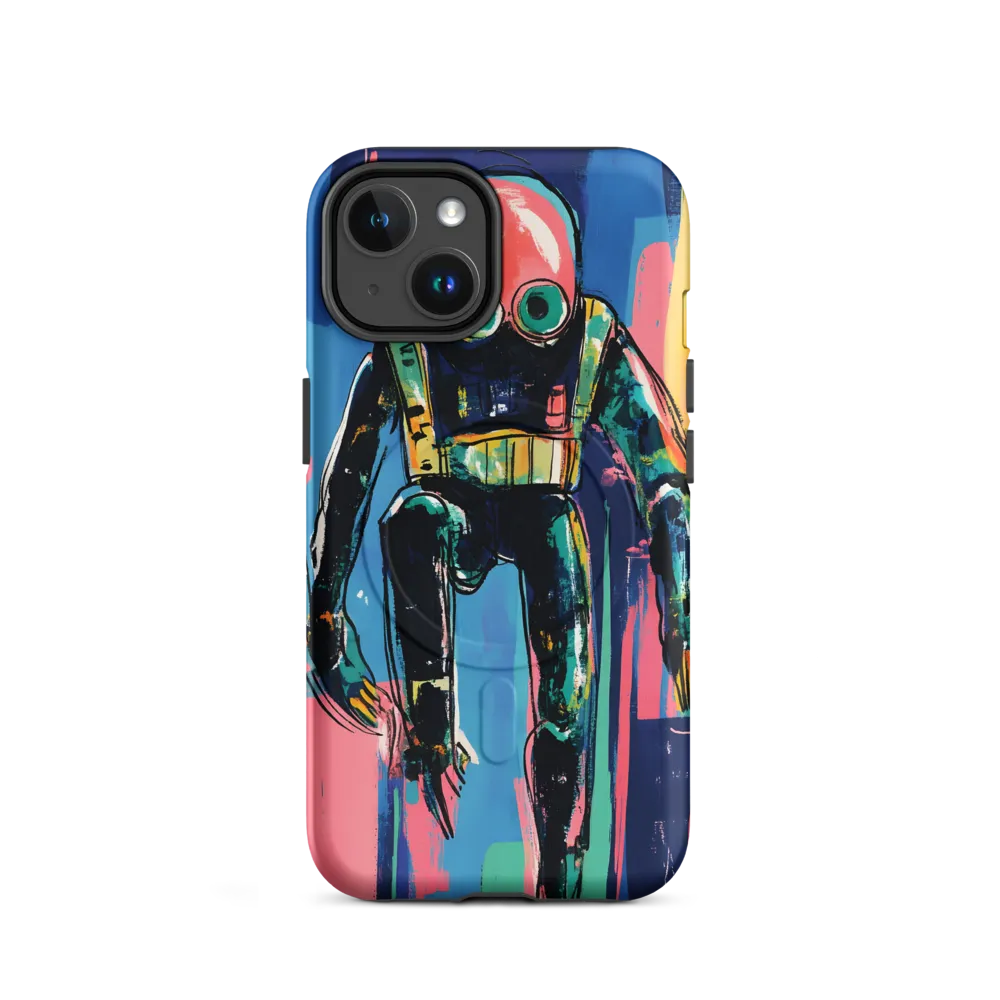 Diver in Vibrant Motion