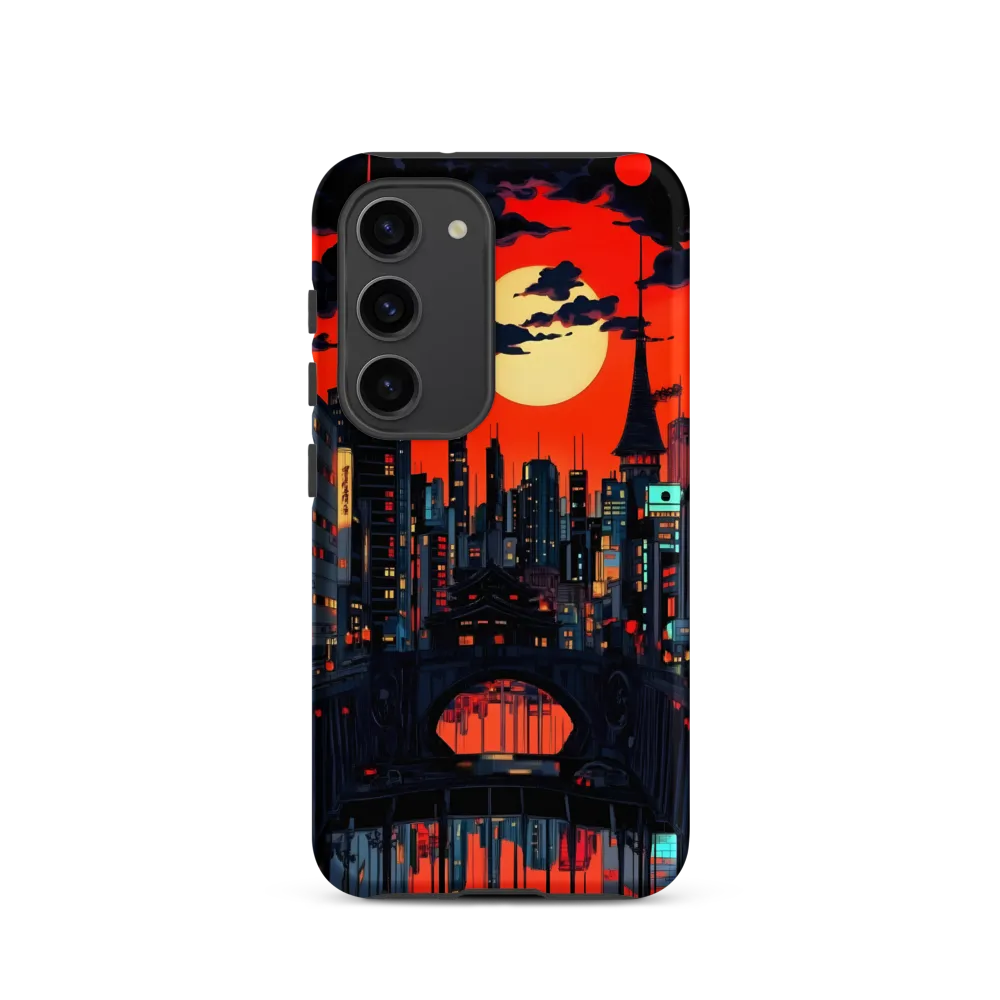 Nightfall in a Neon City