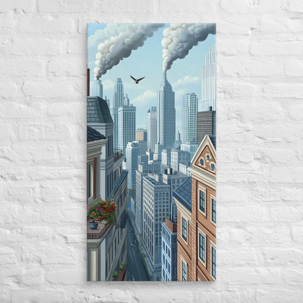 Urban Symphony | Canvas | 20″×40″