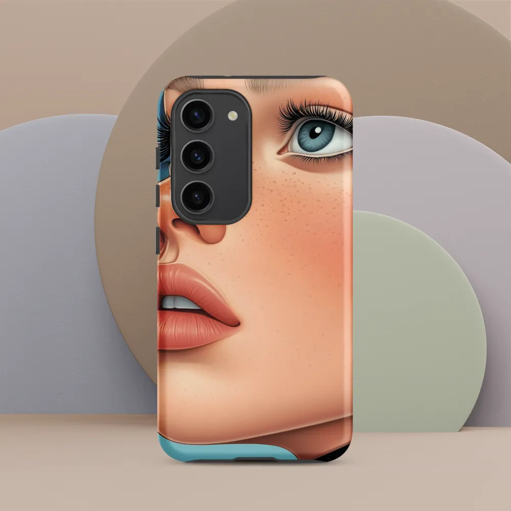 Serenity in Blue | Phone Case |  S23 | Tough Case | Matte
