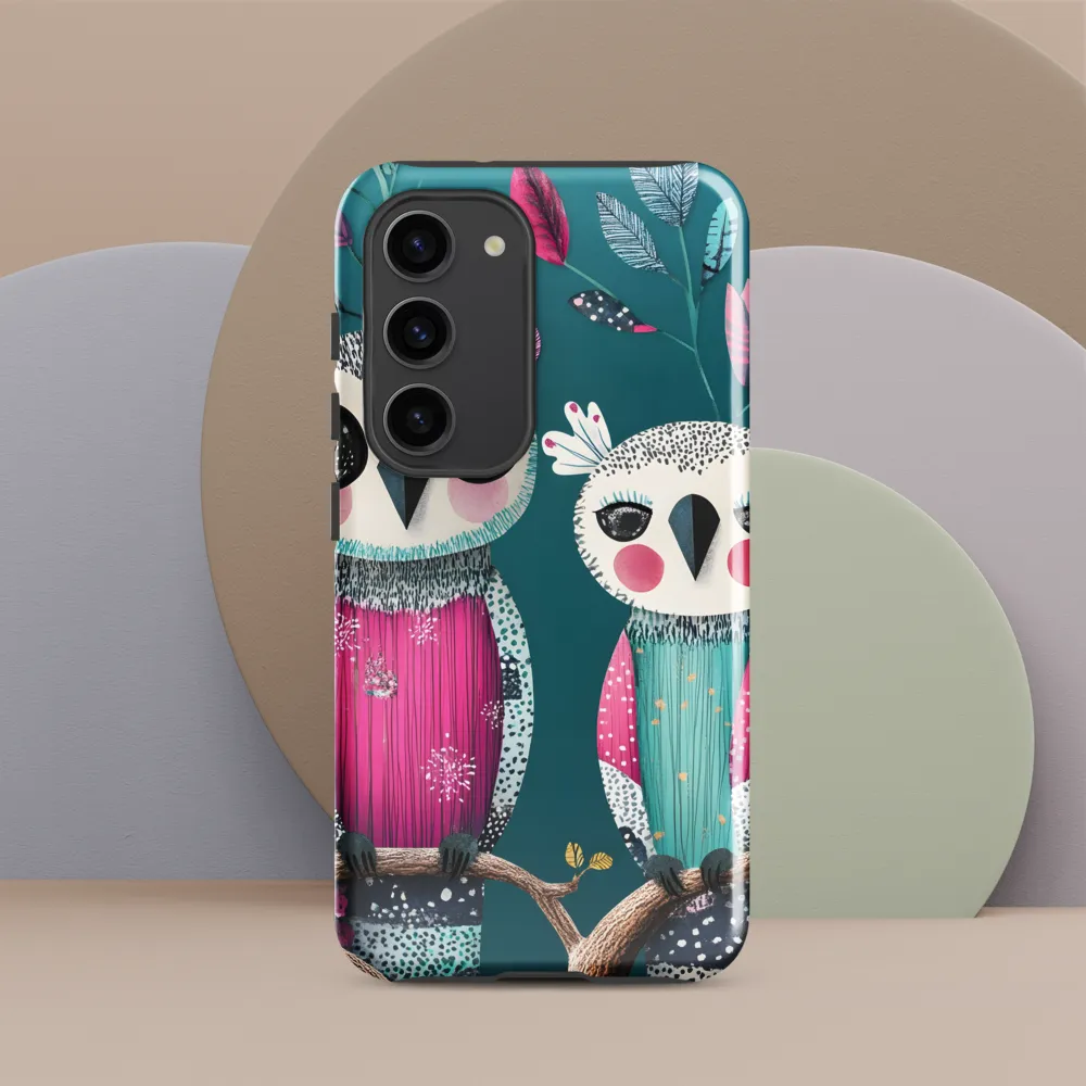 Whimsical Duo: A Celebration of Nature and Color