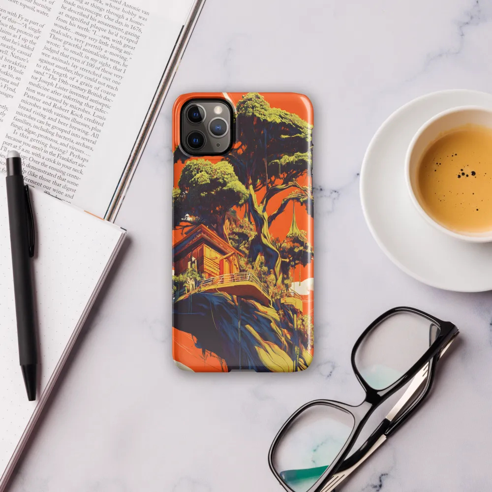 Soaring Sanctuary: The Surreal Treehouse | Phone Case |  11 Pro Max | Snap Case | Glossy