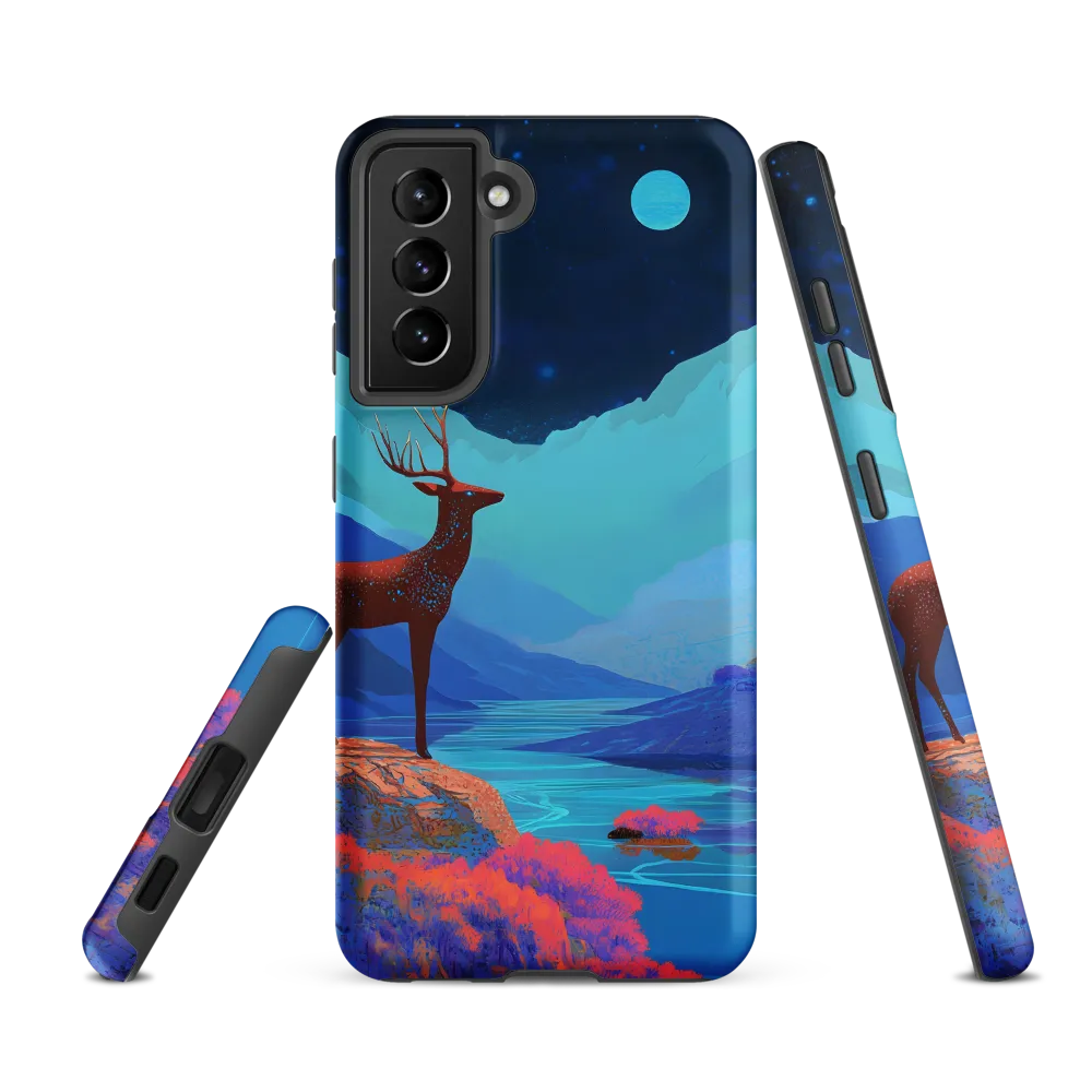 Cosmic Serenity: The Starlit Stag