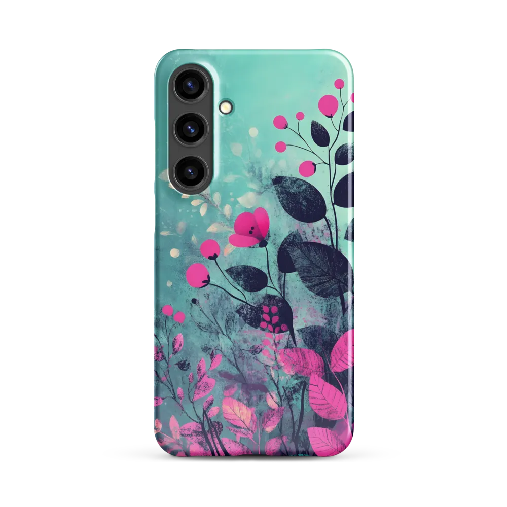 Whimsical Floral Harmony | Phone Case |  S24 Plus | Snap Case | Glossy