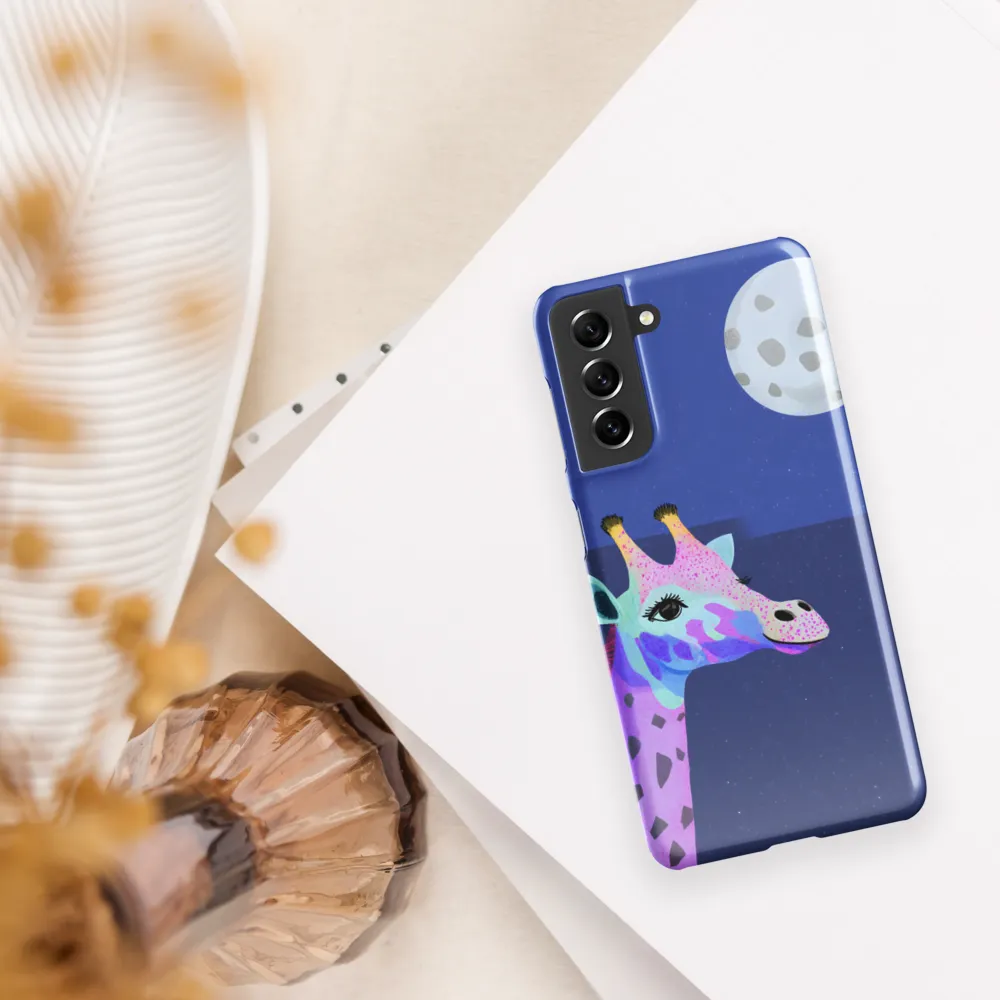 Whimsical Giraffe Under the Stars
