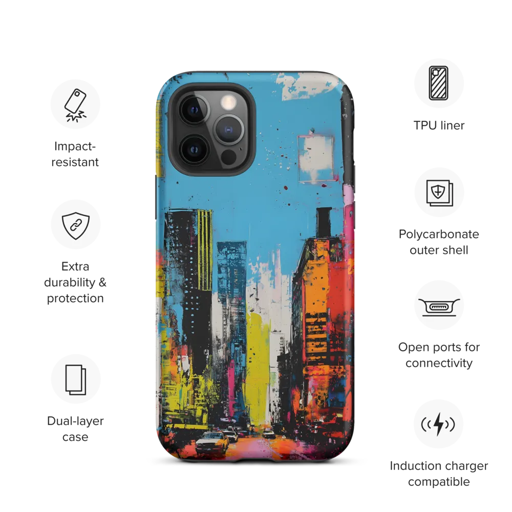 Urban Vortex of Color | Phone Case |  12 Pro | Tough Case | Matte