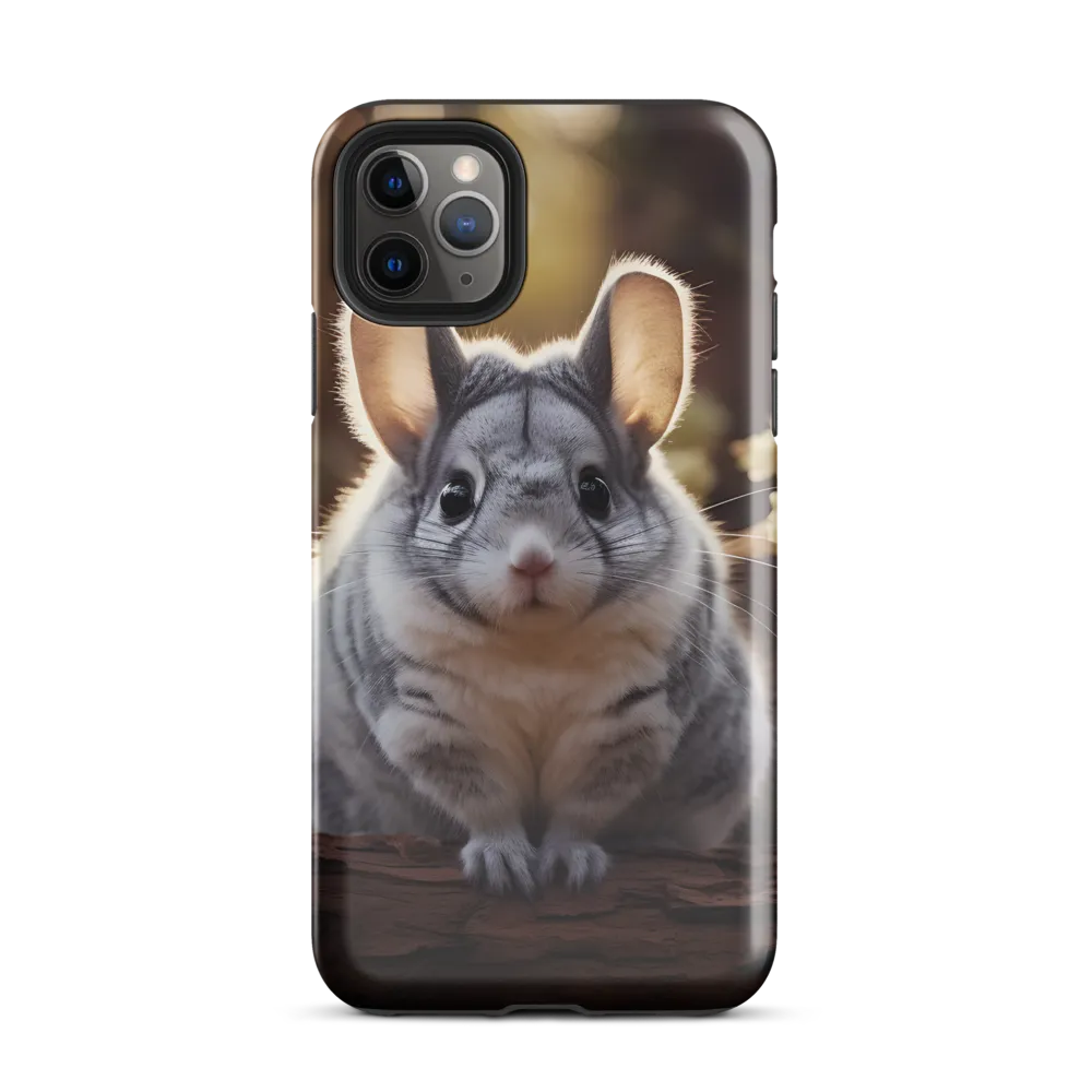 Curious Chinchilla in the Forest | Phone Case |  11 Pro Max | Tough Case | Glossy