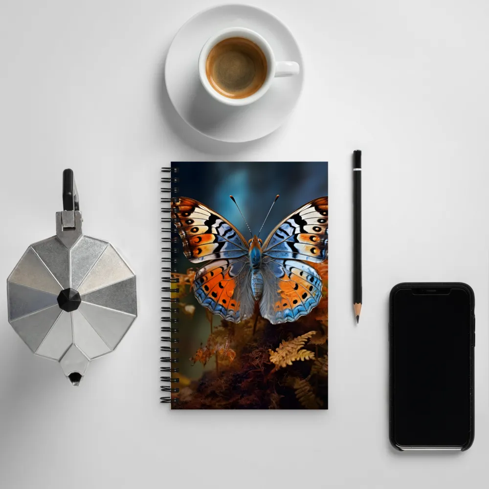 Harmony in Color: The Butterfly | Spiral Notebook