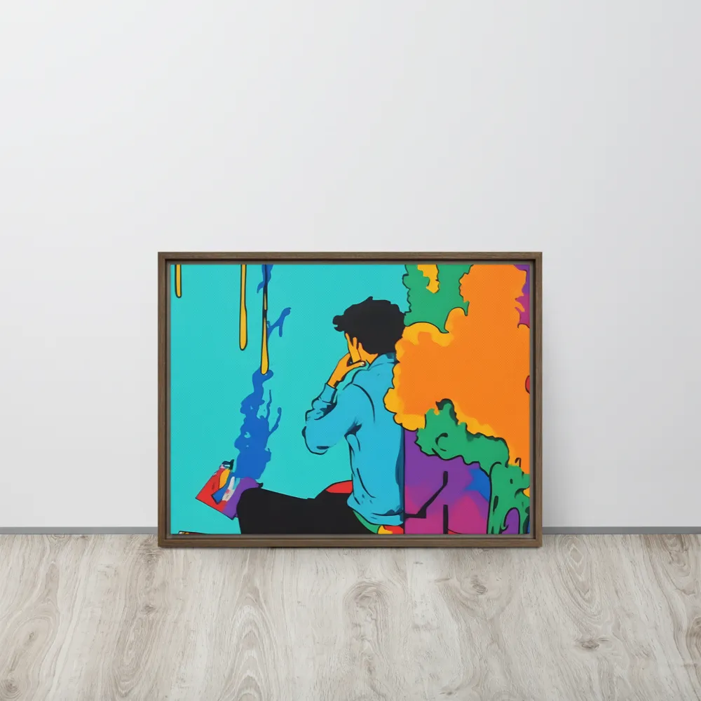 The Artist Within | Canvas with Brown Frame | 18″×24″