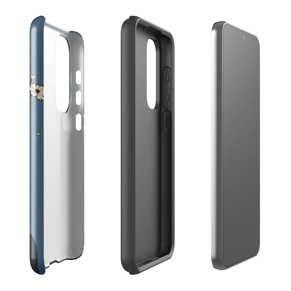Floral Serenity: A Portrait of Tranquility | Phone Case |  S23 Plus | Tough Case | Glossy