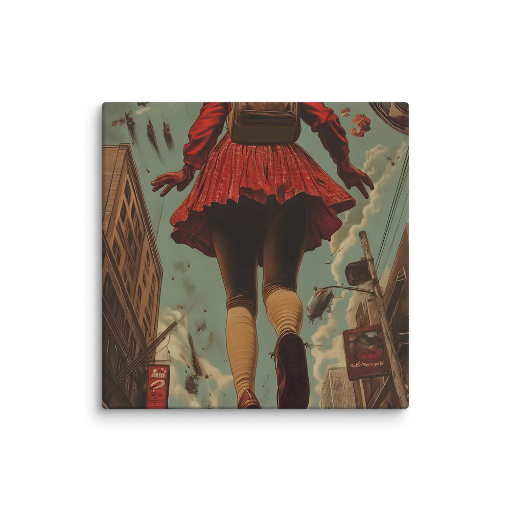 Flight of the Urban Dreamer | Canvas | 37″×37″